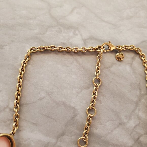 💕 J.Crew Light Blush Pink Enamal Dot Bubble Necklace 💕 - Picture 8 of 12